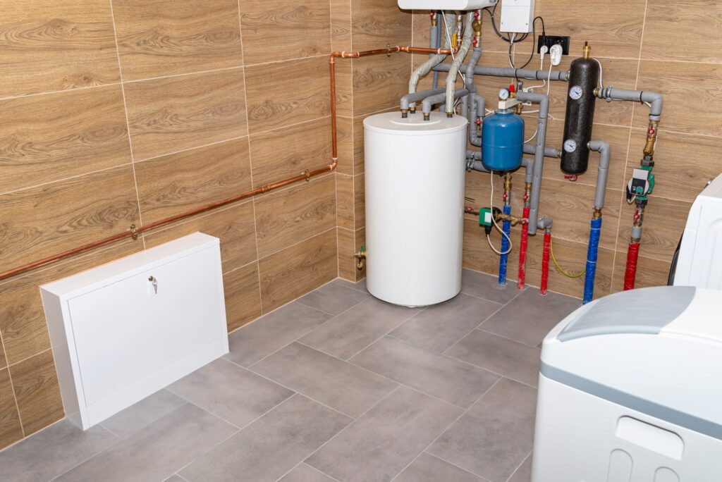 Residential water heater and plumbing system installed in Lafayette